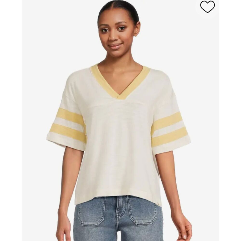 Faherty Sunwashed Slub Varsity Tee